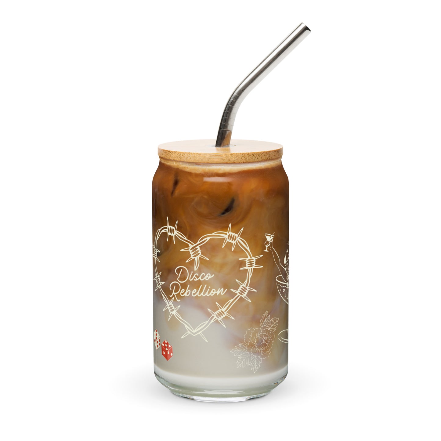 Lonely Hearts Club Can-Shaped Glass