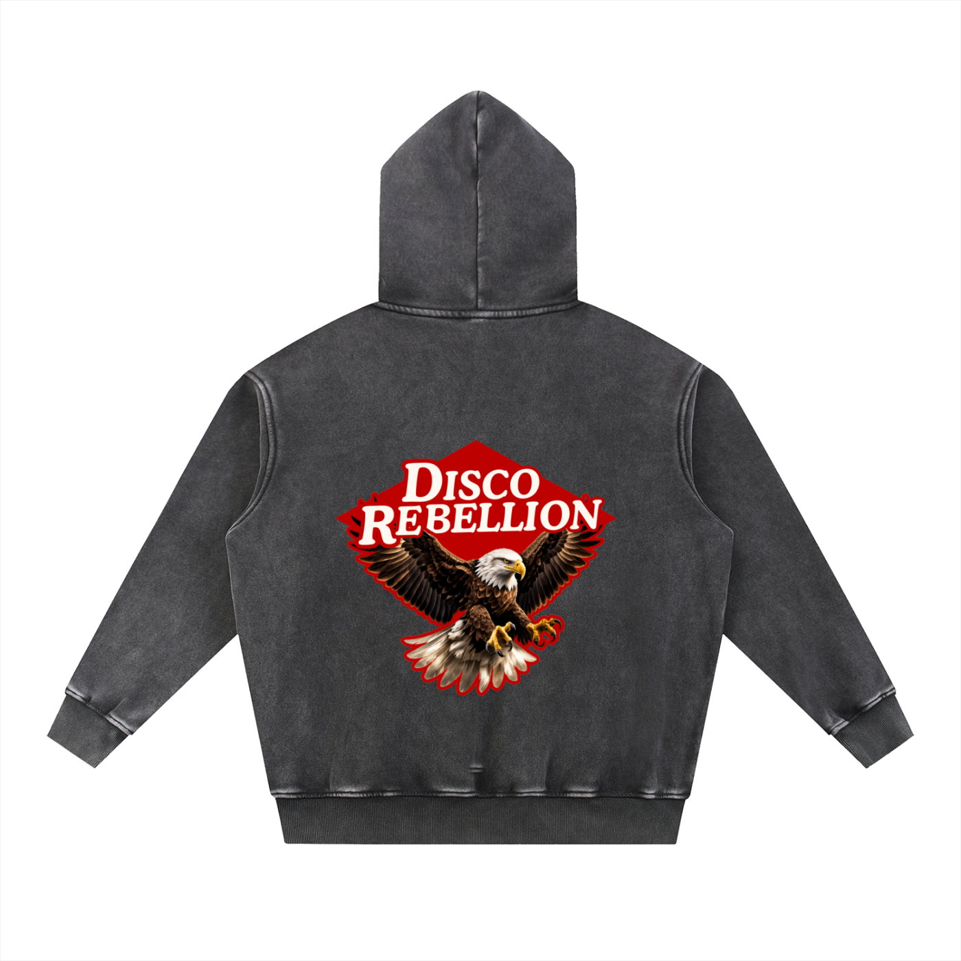 Iron Eagle Acid Wash Hoodie